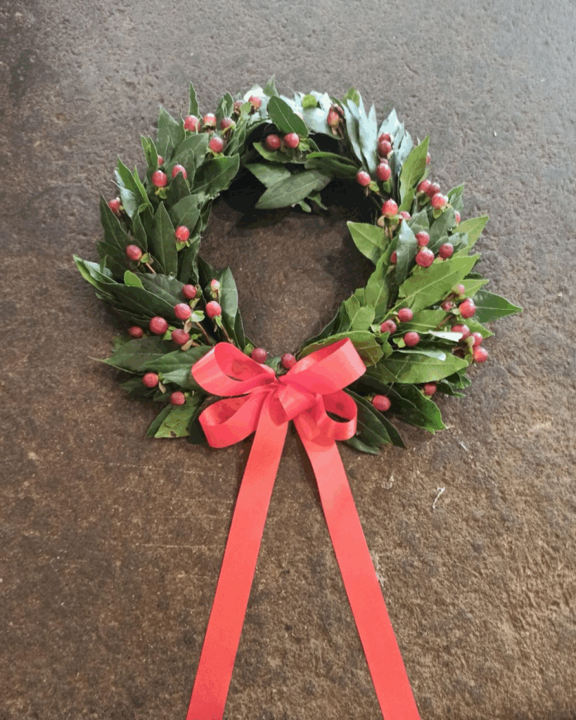 Coroncina per laurea classica con fiocco