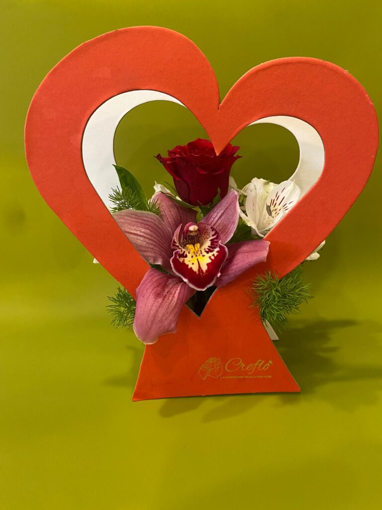 composizione san valentino cuore