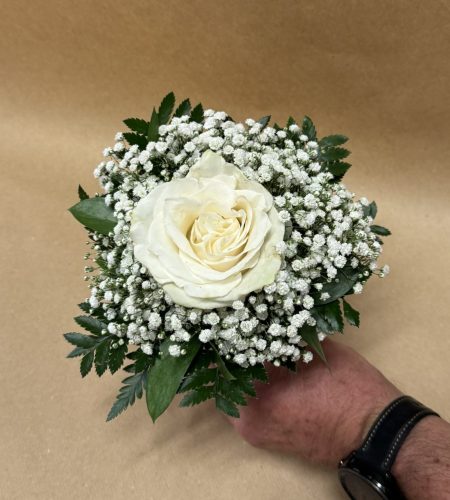 bouquet rosa bianca